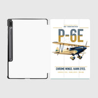 Thumbnail for Curtiss P-6E Hawk design on white samsung tablet tablet case