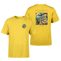 Thumbnail for VINTAGE G4332 - The Caravan Route Above - Double-Side T-Shirt design on yellow double side t shirt