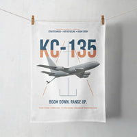 Thumbnail for KC-135 STRATOTANKER design on white towel