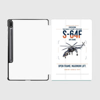 Thumbnail for Erickson S-64F Air Crane design on white samsung tablet tablet case