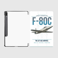 Thumbnail for F-80C Shooting Star design on white samsung tablet tablet case