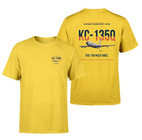 Thumbnail for KC-135Q Blackbird Tanker design on yellow double-side t-shirt, double-side print