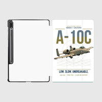 Thumbnail for A-10C Thunderbolt II design on white samsung tablet tablet case