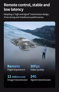Thumbnail for K200 Brushless Drone: Screen Remote, Optical Flow Positioning & Colorful LED Full-Protection Quadcopter - view 22