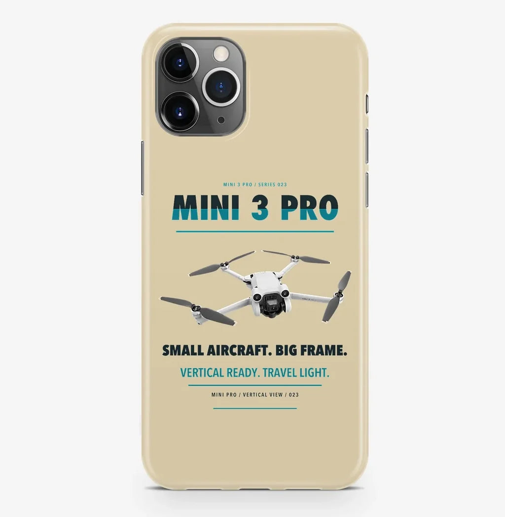DJI Mini 3 Pro Case ProMax design on beige iphone case promax