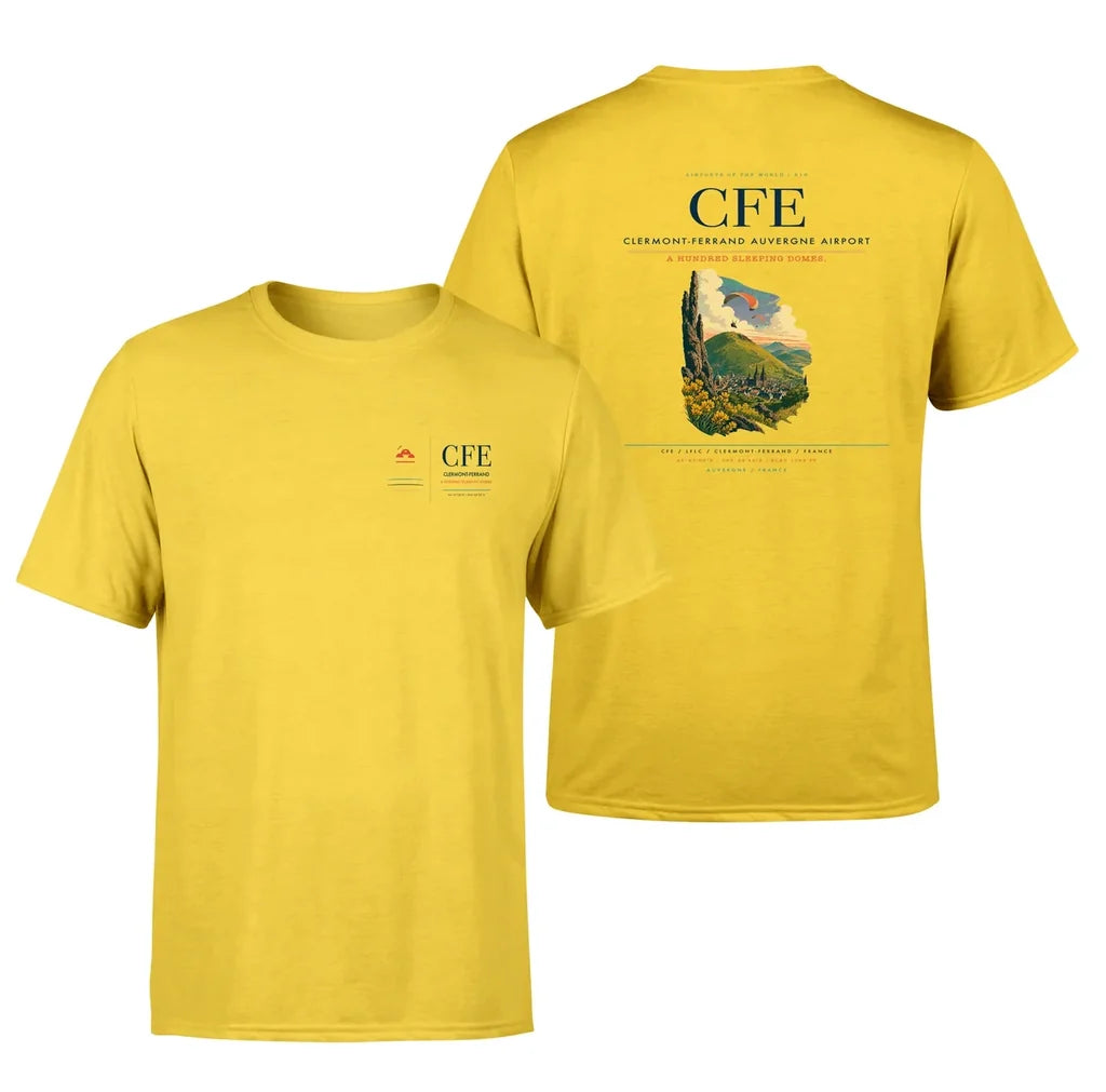 Clermont-Ferrand Auvergne Airport CFE - Yellow