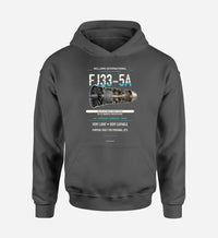 Thumbnail for FJ33-5A design on dark gray hoodie single side