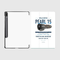 Thumbnail for PEARL 15 design on white samsung tablet tablet case