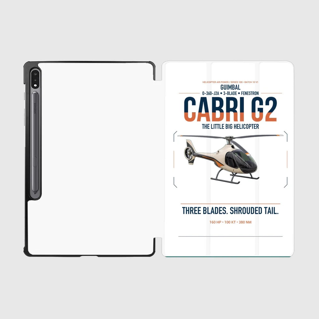 Guimbal Cabri G2 design on white samsung tablet tablet case