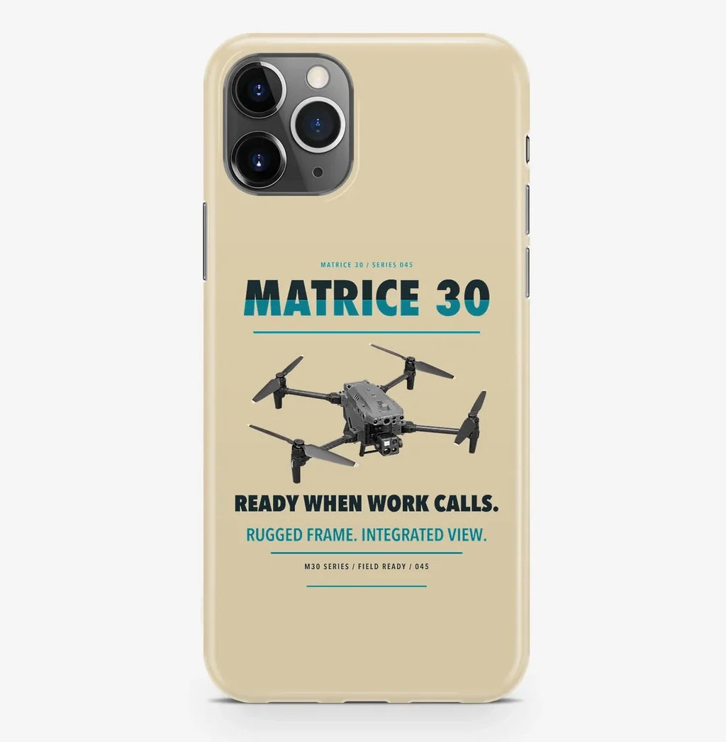 DJI Matrice 30 Case ProMax design on beige iphone case promax