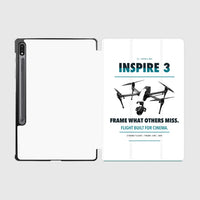 Thumbnail for DJI Inspire 3 design on white samsung tablet tablet case
