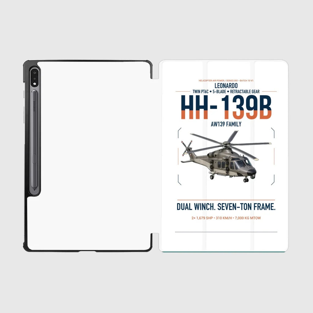 Leonardo HH-139B design on white samsung tablet tablet case