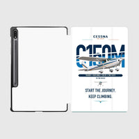 Thumbnail for Cessna 150M design on white samsung tablet tablet case