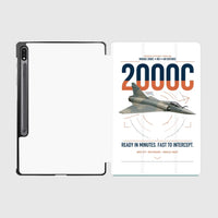 Thumbnail for Dassault Mirage 2000C RDI design on white samsung tablet tablet case