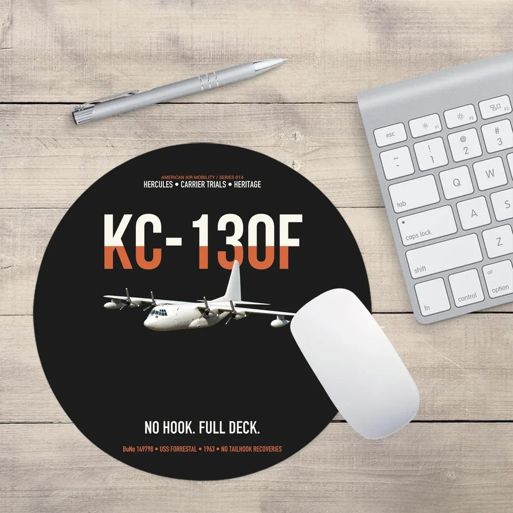 KC-130F BuNo 149798 design on black round mouse pad