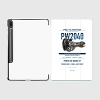 Thumbnail for PW2040 design on white samsung tablet tablet case