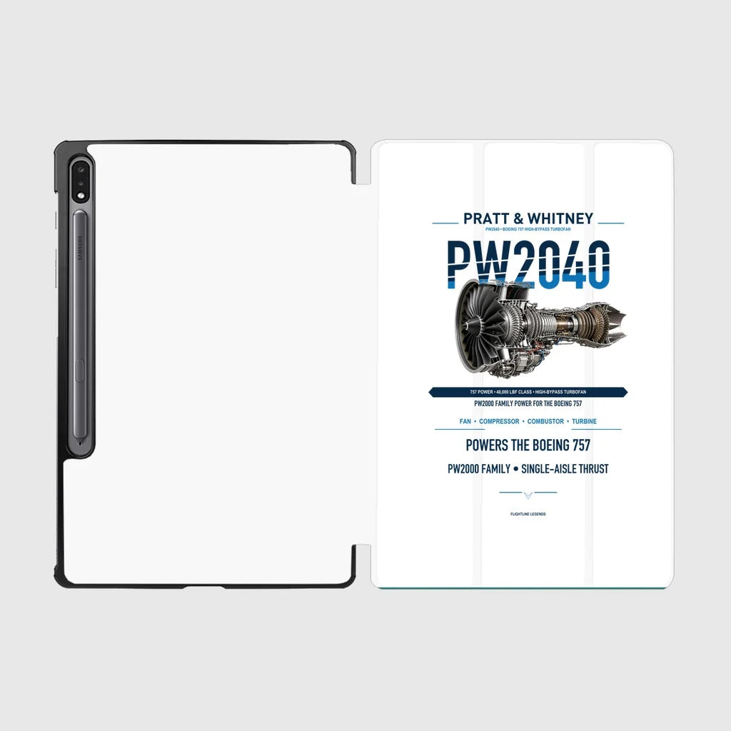 PW2040 design on white samsung tablet tablet case