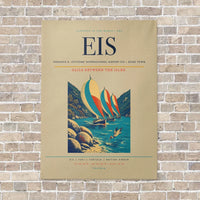 Thumbnail for Terrance B. Lettsome International Airport EIS — Road Town vertical canvas print - no frame - beige background