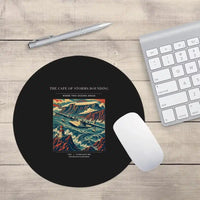 Thumbnail for VINTAGE G4494 - The Cape Of Storms Rounding - Designed Mouse Pads design on black round