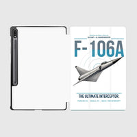 Thumbnail for F-106A Delta Dart design on white samsung tablet tablet case