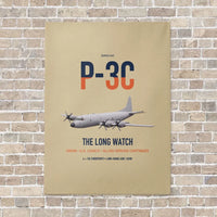 Thumbnail for P-3C Orion vertical canvas print - no frame - beige background
