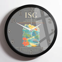 Thumbnail for Painushima Ishigaki Airport ISG Wall-Clock Framed - Gray
