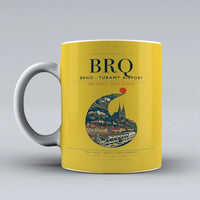 Thumbnail for Brno - Turany Airport BRQ Mug - Yellow