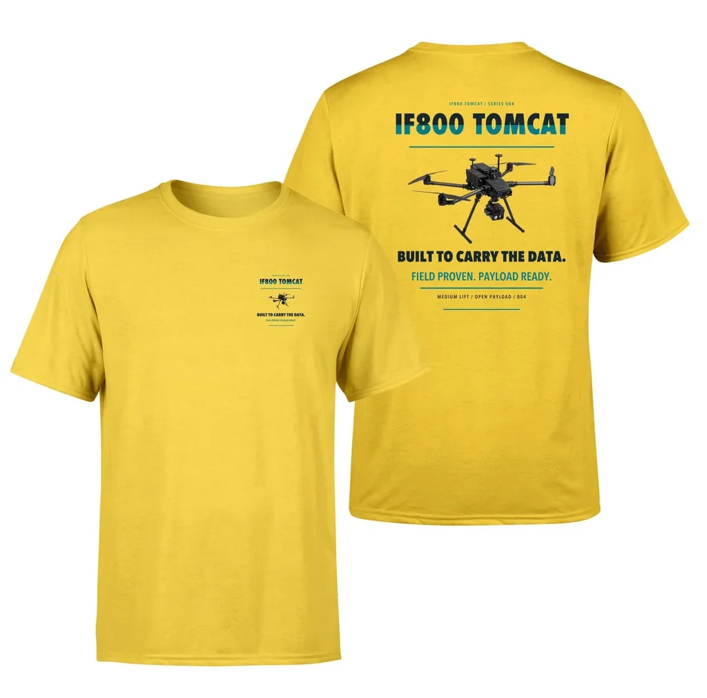 Inspired Flight IF800 Tomcat design on yellow t shirt