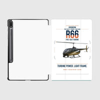 Thumbnail for Robinson R66 design on white samsung tablet tablet case