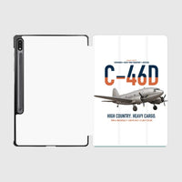 Thumbnail for C-46D Commando design on white samsung tablet tablet case
