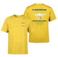 Thumbnail for DJI P4 Multispectral design on yellow t shirt