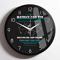 Thumbnail for DJI Matrice 350 RTK design on black framed wall clock