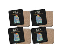 Thumbnail for Grimsey Airport GRY Coaster 4-Pieces-Set - Black