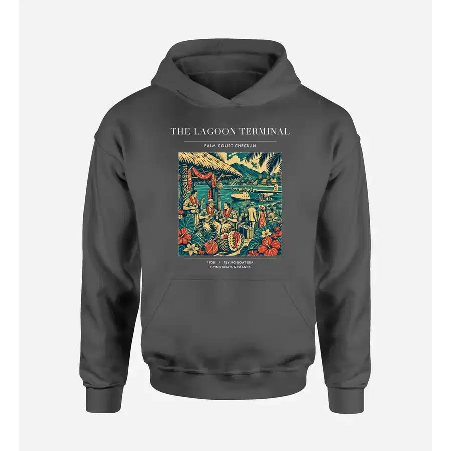 VINTAGE G4057 - The Lagoon Terminal - Premium Hoodie design on darkgray premium