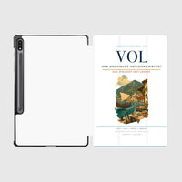 Thumbnail for Nea Anchialos National Airport (VOL) design on white samsung tablet tablet case
