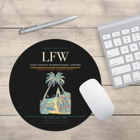 Thumbnail for Lome-Tokoin International Airport (LFW) design on black round mouse pad
