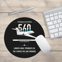Thumbnail for Cessna Citation 560 - Citation V design on black round mouse pad