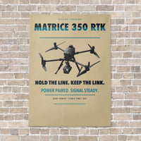 Thumbnail for DJI Matrice 350 RTK vertical canvas print - no frame - beige background