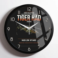 Thumbnail for Airbus Helicopters Tiger HAD design on black framed wall clock
