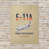 Thumbnail for E-11A BACN vertical canvas print - no frame - beige background