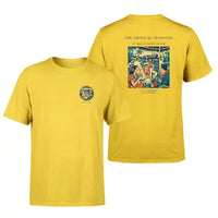 Thumbnail for VINTAGE G4225 - The Tropical Stopover - Double-Side T-Shirt design on yellow double side t shirt