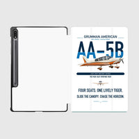Thumbnail for Grumman American AA-5B Tiger design on white samsung tablet tablet case
