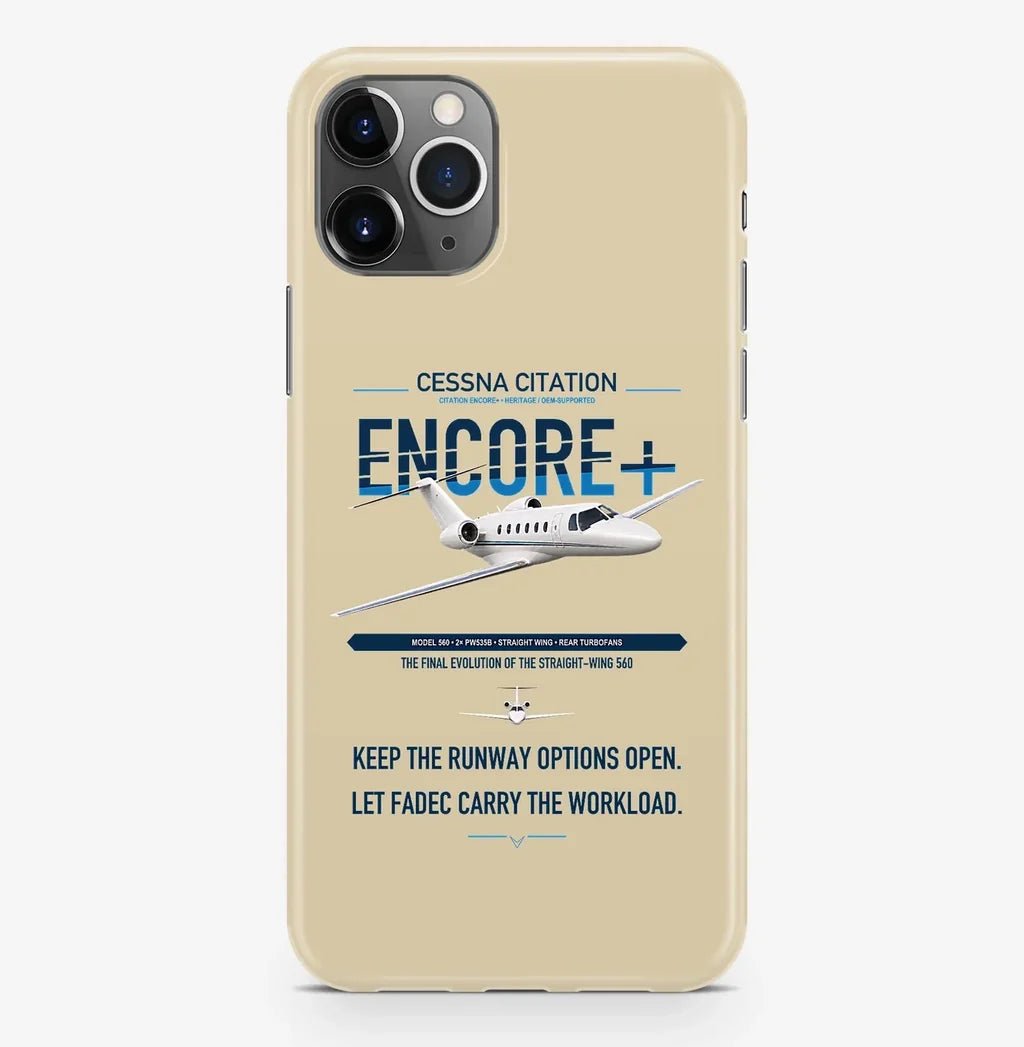 Cessna Citation Encore+ design on beige magsafe iphone case, for iPhone Pro Max