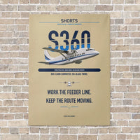 Thumbnail for Shorts 360-300 vertical canvas print - no frame - beige background