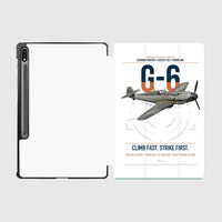 Thumbnail for Messerschmitt Bf 109G-6 design on white samsung tablet tablet case