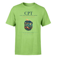 Thumbnail for Cape Town Airport (CPT) T-Shirt single-side front print in Light Green | cape-town-cpt-airport-double-side-t-shirt