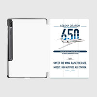 Thumbnail for Cessna Citation 650 - Citation III design on white samsung tablet tablet case