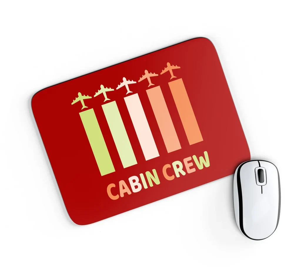 Colourful Cabin Crew Mouse Pad - view 9