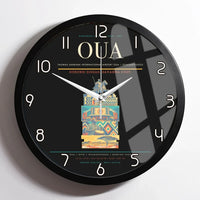 Thumbnail for Thomas Sankara International Airport (OUA) design on black framed wall clock
