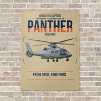 Thumbnail for Airbus Helicopters AS565 MBe Panther vertical canvas print - no frame - beige background